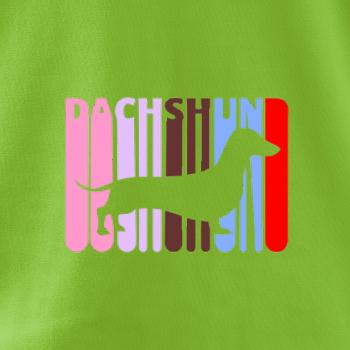 Jezevčík Rozteklý nápis