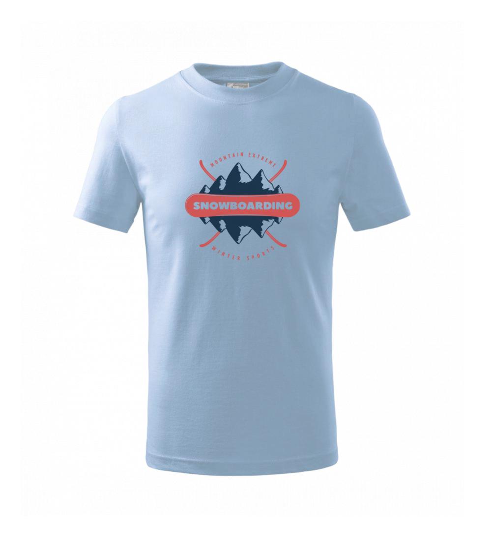 Snowboarding hory extreme