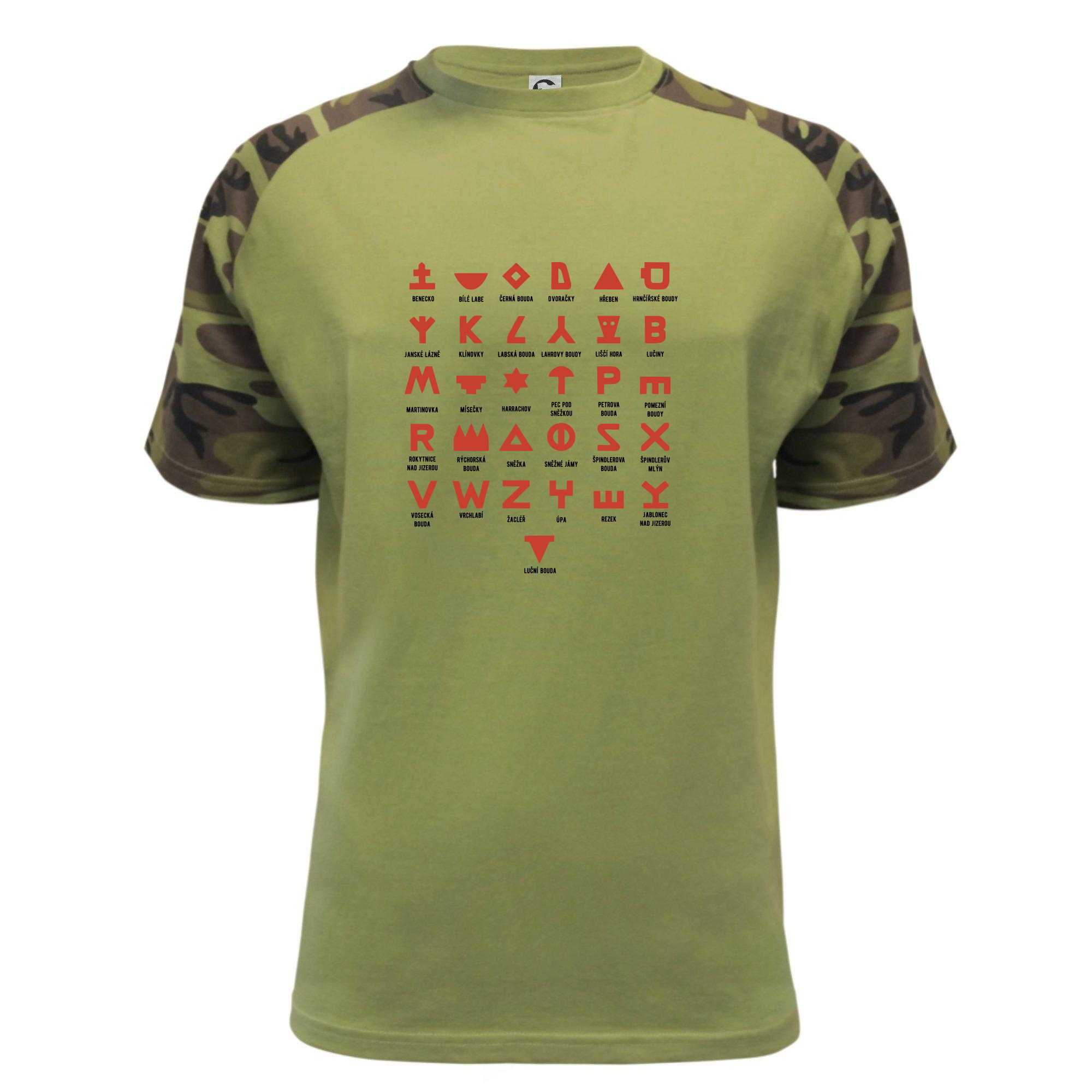 Muttichovy značky - Krkonoše - Raglan Military