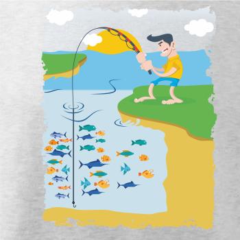 Rybář který má smůlu barevný