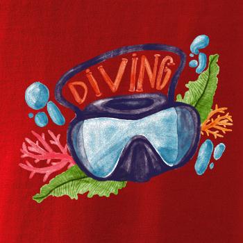 Diving obrázek kreslený