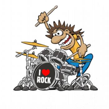 I love rock bubeník I love rock bubeník