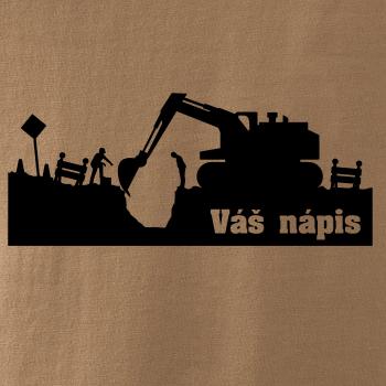 Zemní práce - silueta (váš text)