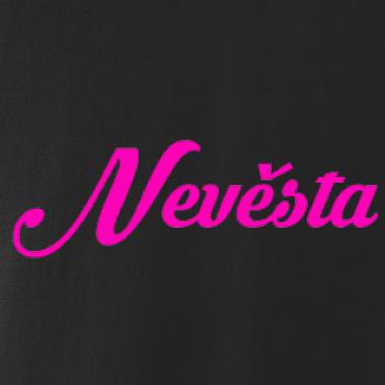 Nevěsta nápis