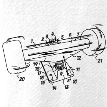 Skateboard nákres kolečka