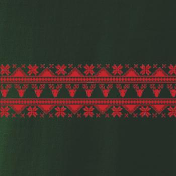 Vánoční vzor - jelen a vločka