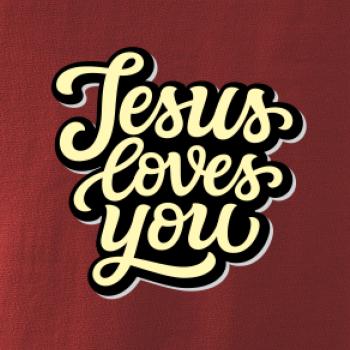 Jesus loves you - psací písmo