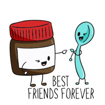 BFF nugeta a lžička