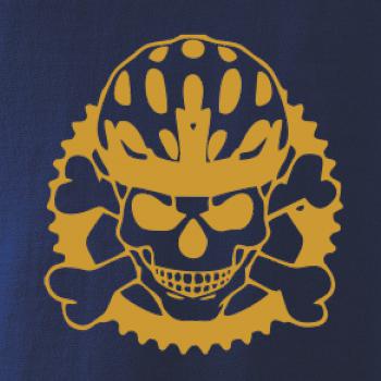 Lebka cyklisty - helma zlatá