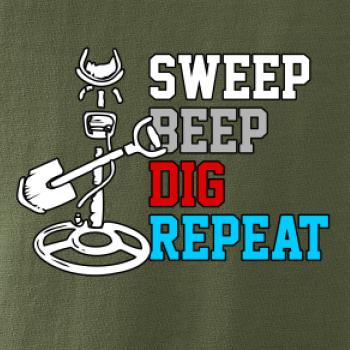 Sweep Beep Dig Repeat Sweep Beep Dig Repeat