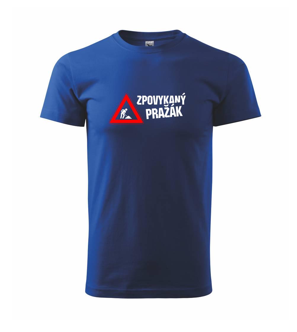 Zpovykaný Pražák - práce na silnici