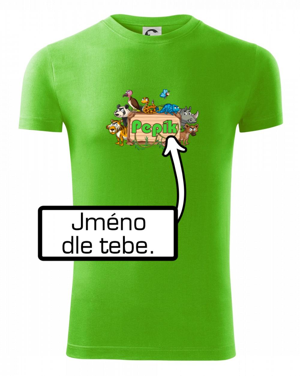 Zvířátka a jméno - Viper FIT pánské triko