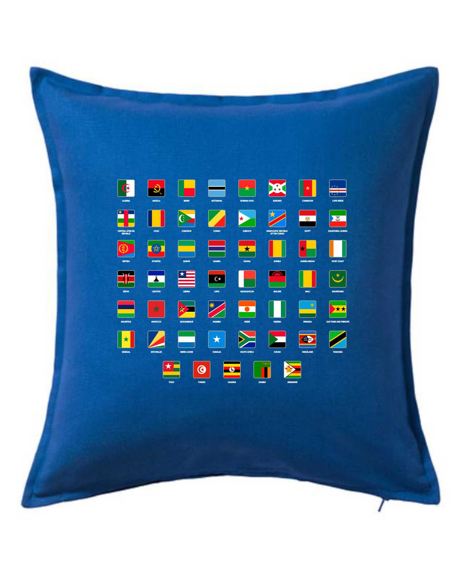 Vlajky států - Afrika - Polštář 50x50