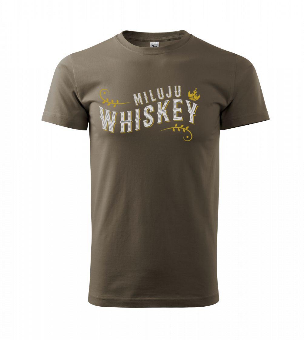Miluju Whiskey - Triko Basic Extra velké