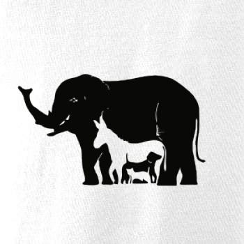 Slon, pes, kočka
