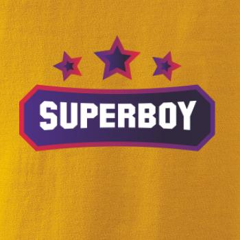 Superboy - nápis barevný