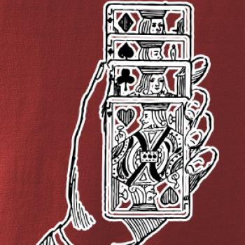 Poker ruka s kartama