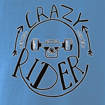 Crazy skateboard rider