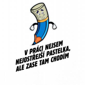 V práci nejsem nejostřejší pastelka