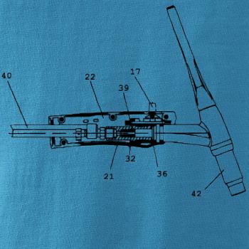 Svářeč - Svářecí pistole - nákres