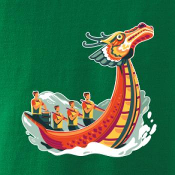 Dračí lodě při závodě