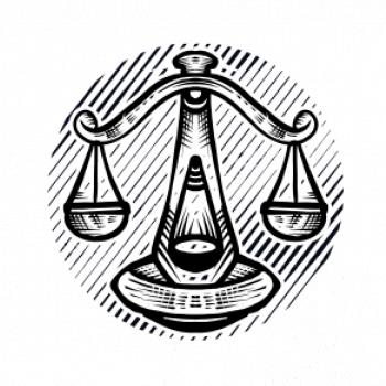 Váhy čárkovaný kruh