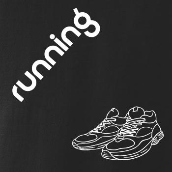 Running nápis šikmo Running nápis šikmo