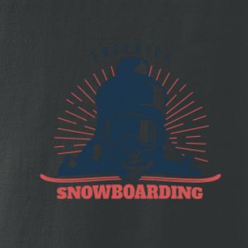 Freeride snowboarding lebka