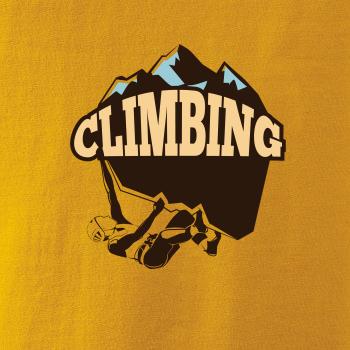 Climbing horolezec na logu