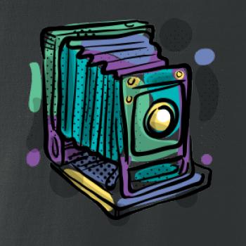 Foťák barevný starý - jedna čočka