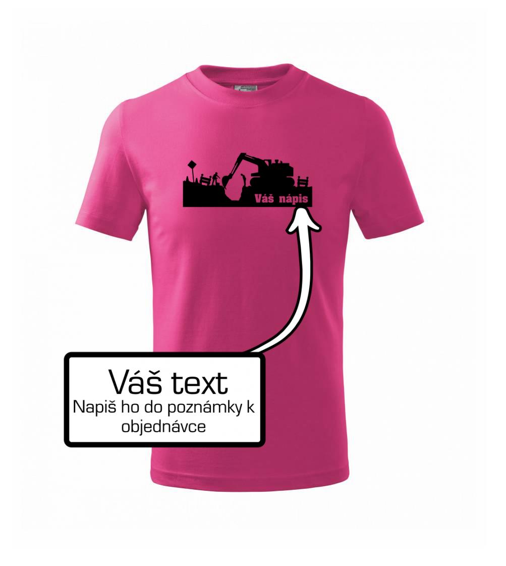 Zemní práce - silueta (váš text)