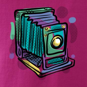 Foťák barevný starý - jedna čočka