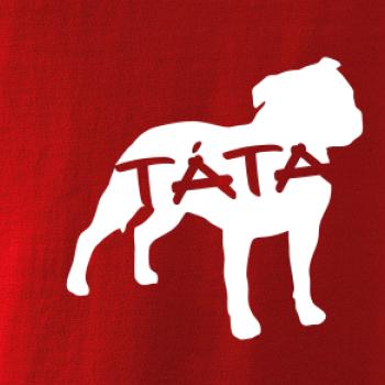 Stafordširský bullteriér táta obrys