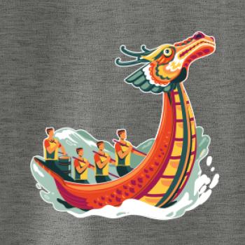 Dračí lodě při závodě