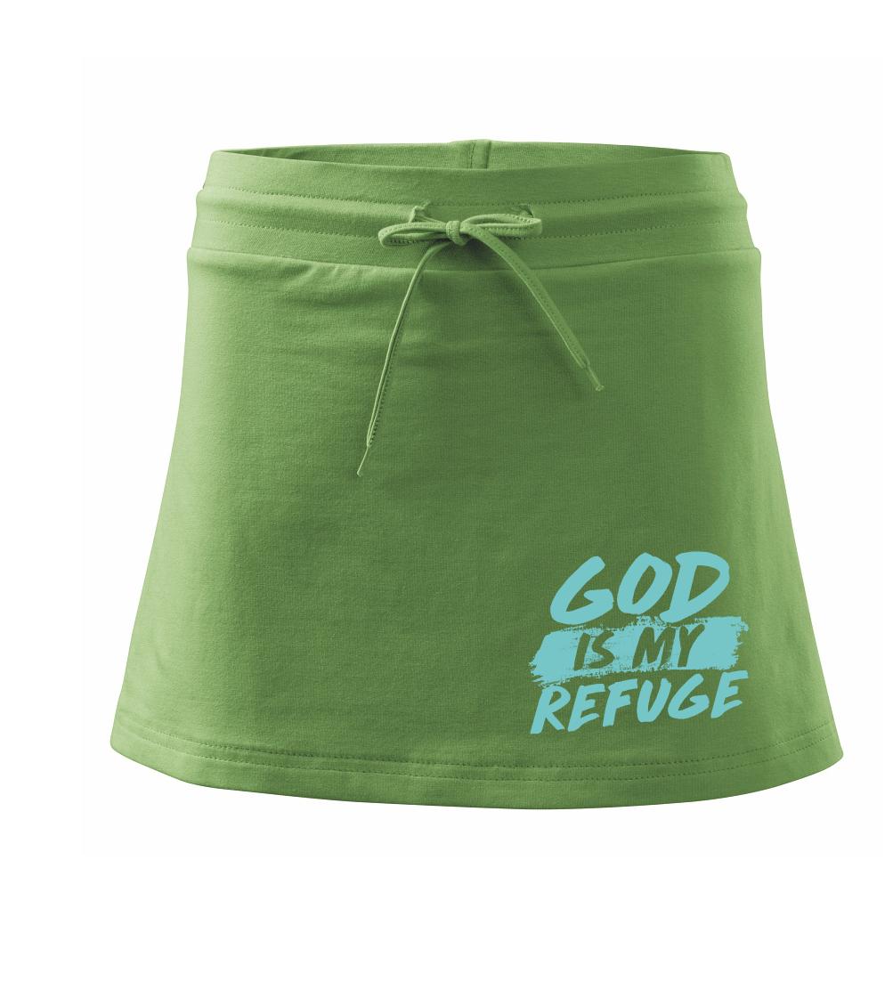 GOD IS MY REFUGE - Sportovní sukně - two in one