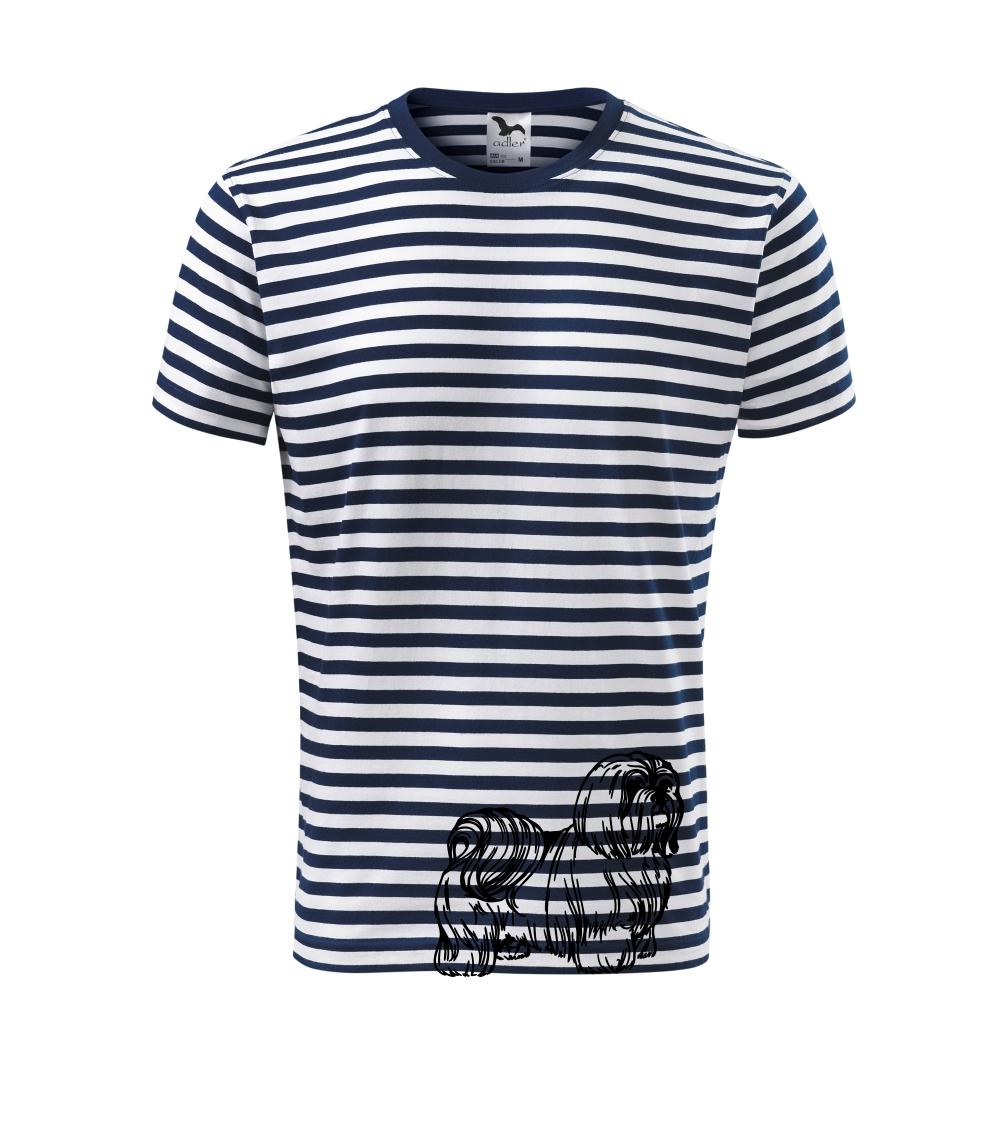 Shih-tzu - chlupatý - Unisex triko na vodu