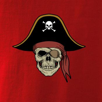 Pirátská lebka s kloboukem