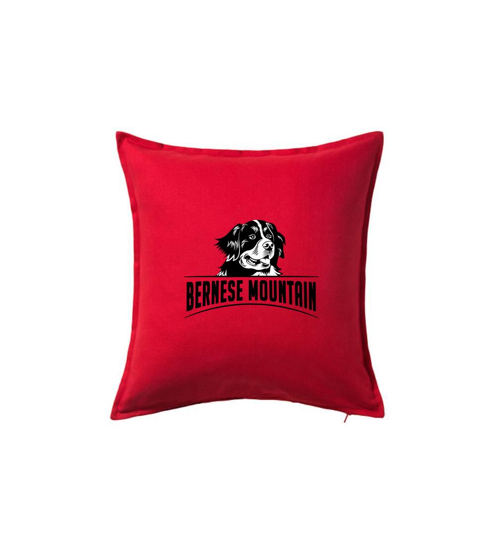 Bernese mountain - hlava a nápis