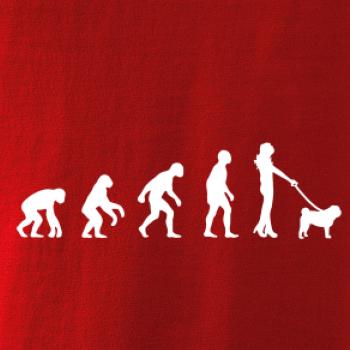 Evoluce pes Mops (muž-žena)