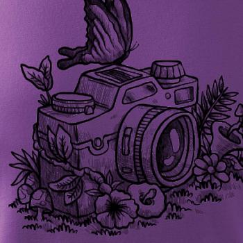 Foťák kreslený motýl