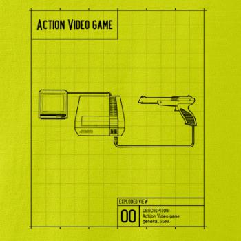 Nákres videohra se zbraní