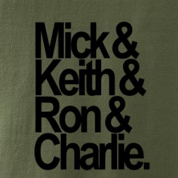 Mick Keith Ron Charlie