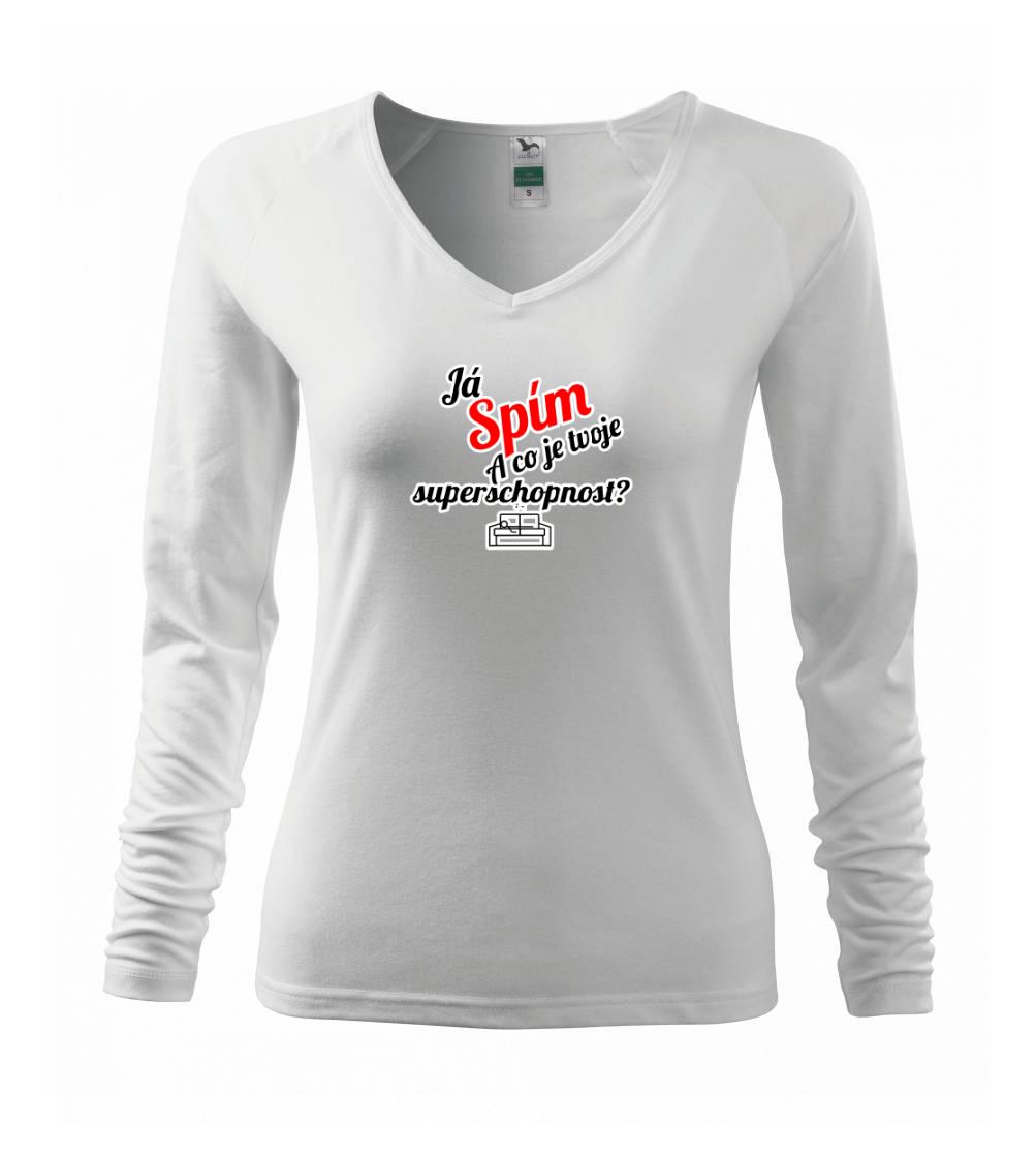 Já spím - tvoje superschopnost? šikmý nápis