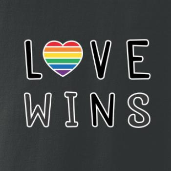 Love wins nápis