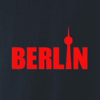 Berlin nápis věž Berliner Fernsehturm