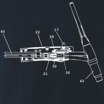 Svářeč - Svářecí pistole - nákres