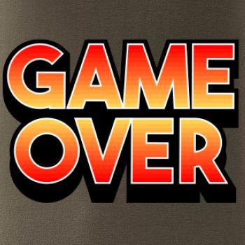 Game over - nápis barevný