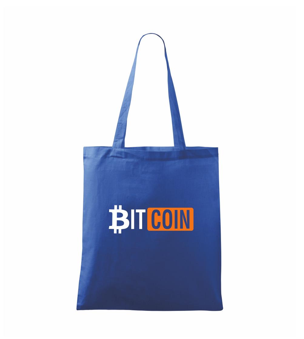 Bitcoin nápis Bitcoin nápis