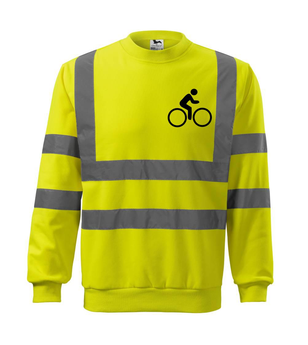 Cyklistika logo prsa - Reflexní mikina