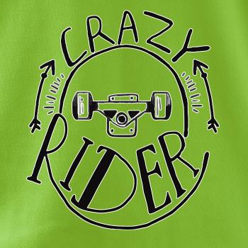 Crazy skateboard rider